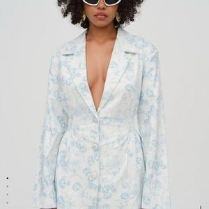 For Love & Lemons Chantel Blazer $100 Large New!